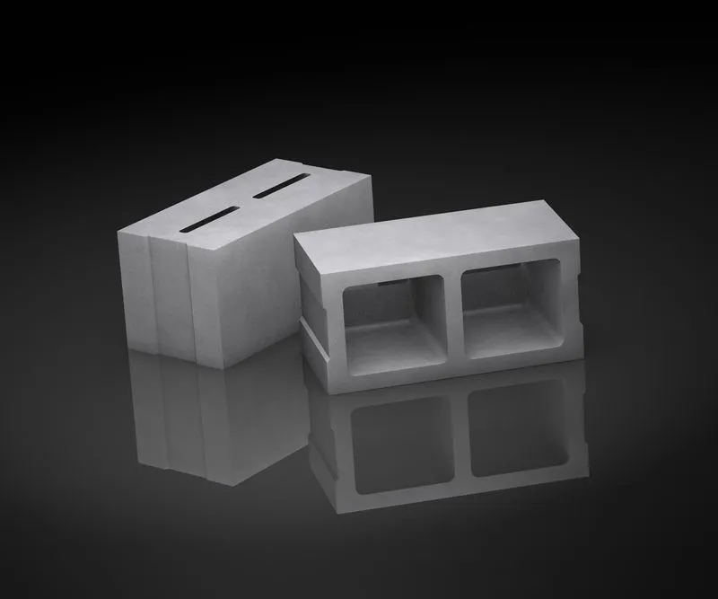 hollow concrete blocks precast 2 holes