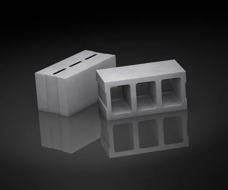 hollow concrete blocks precast 3 hole
