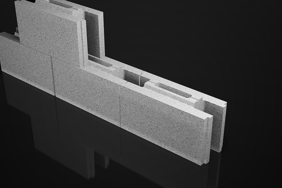 Interlocking Concrete Hollow Blocks