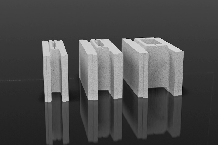 Interlocking Concrete Hollow Blocks